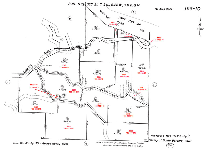 Hainey Tract Map